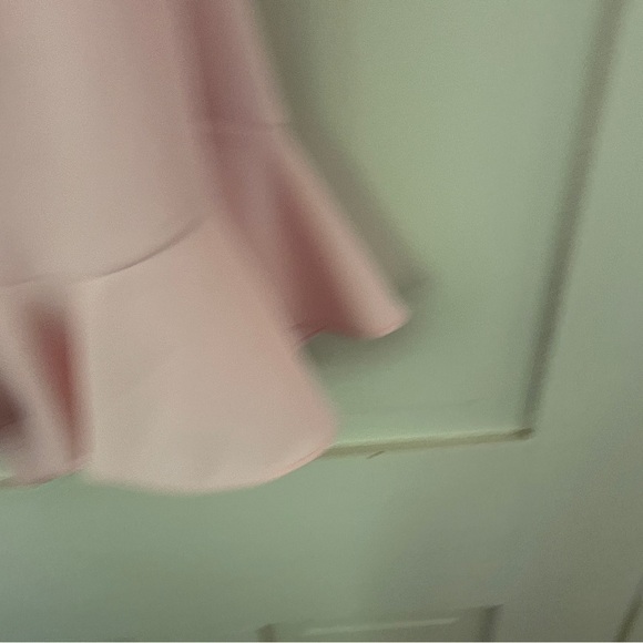 Revolve Likely Light Pink Cut Out Back Ruffle Dress - Picture 9 of 10